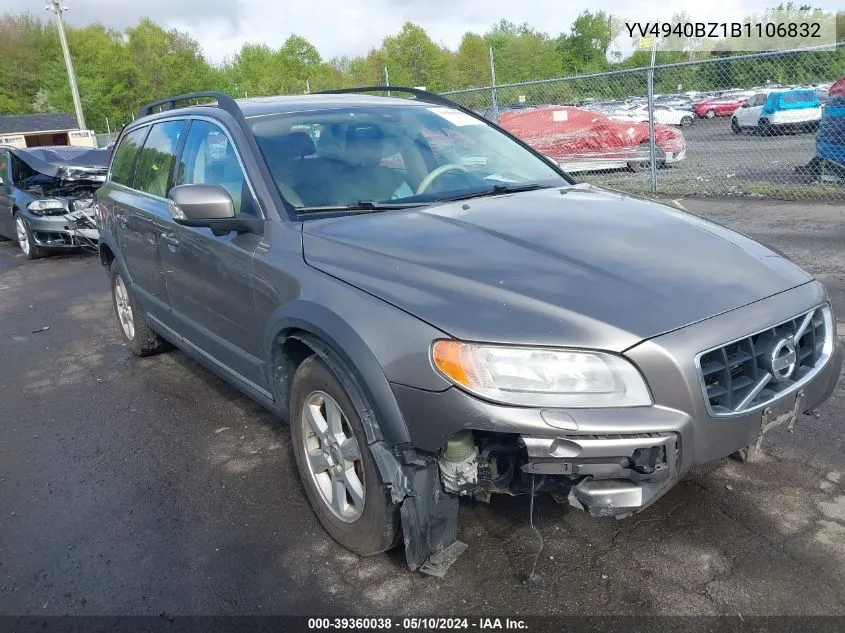 2011 Volvo Xc70 3.2 VIN: YV4940BZ1B1106832 Lot: 39360038