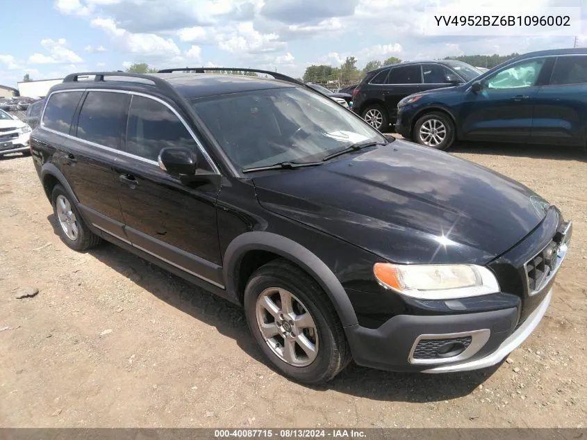 2011 Volvo Xc70 3.2 VIN: YV4952BZ6B1096002 Lot: 40087715