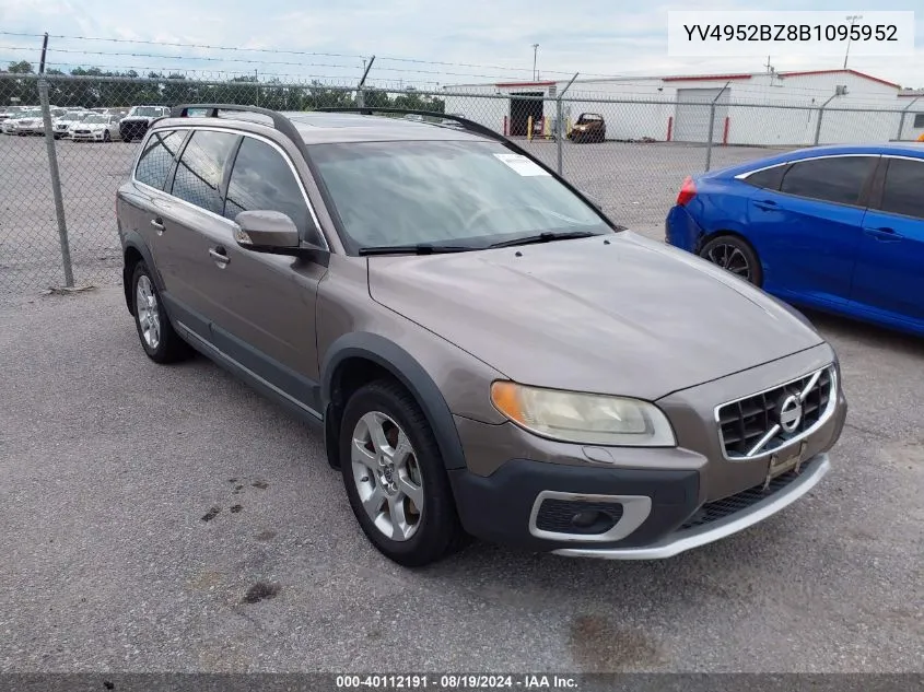 2011 Volvo Xc70 3.2 VIN: YV4952BZ8B1095952 Lot: 40112191