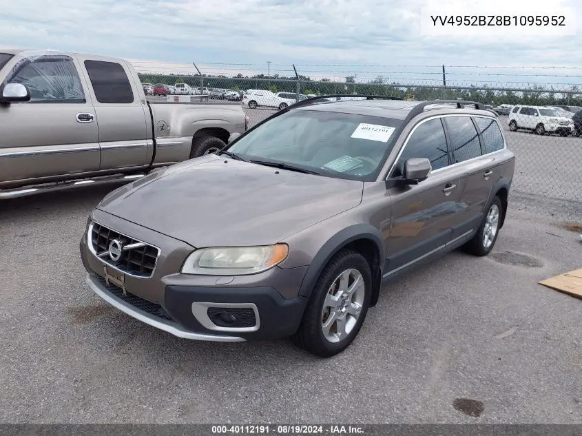 2011 Volvo Xc70 3.2 VIN: YV4952BZ8B1095952 Lot: 40112191