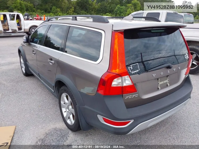 2011 Volvo Xc70 3.2 VIN: YV4952BZ8B1095952 Lot: 40112191