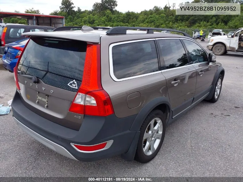 2011 Volvo Xc70 3.2 VIN: YV4952BZ8B1095952 Lot: 40112191