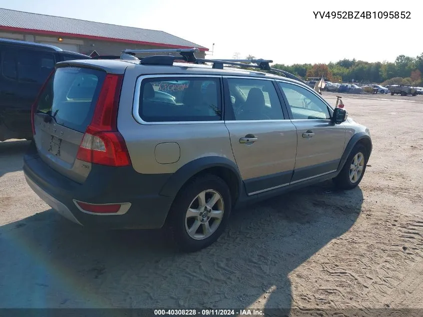 2011 Volvo Xc70 3.2 VIN: YV4952BZ4B1095852 Lot: 40308228