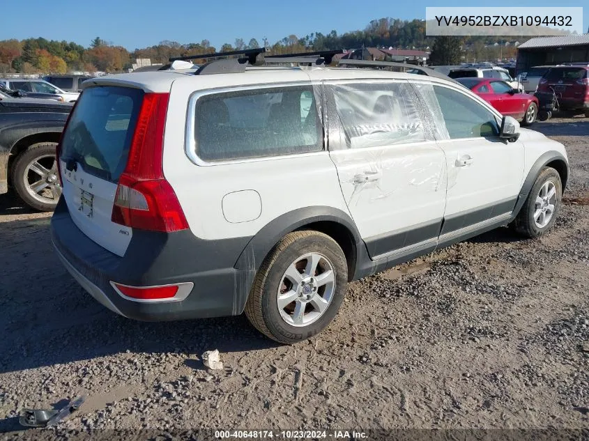 2011 Volvo Xc70 3.2 VIN: YV4952BZXB1094432 Lot: 40648174