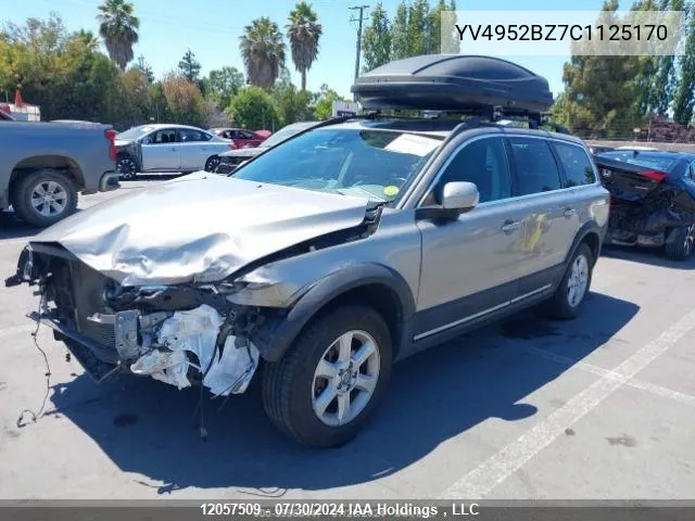 2012 Volvo Xc70 VIN: YV4952BZ7C1125170 Lot: 12057509