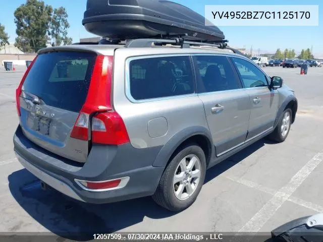 2012 Volvo Xc70 VIN: YV4952BZ7C1125170 Lot: 12057509