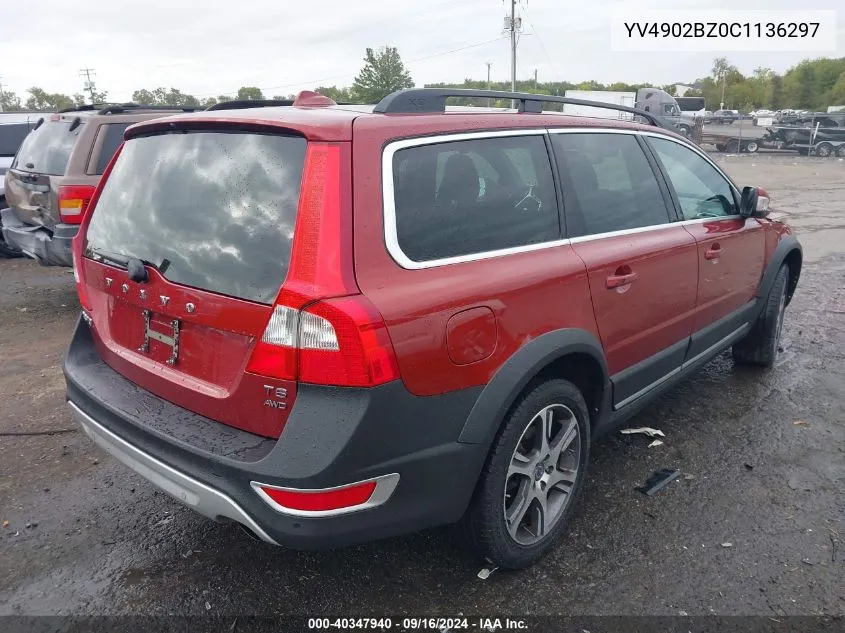 2012 Volvo Xc70 T6/T6 Platinum/T6 Premier Plus VIN: YV4902BZ0C1136297 Lot: 40347940