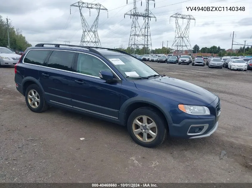 YV4940BZXC1140348 2012 Volvo Xc70 3.2/3.2 Platinum/3.2 Premier/3.2 Premier Plus