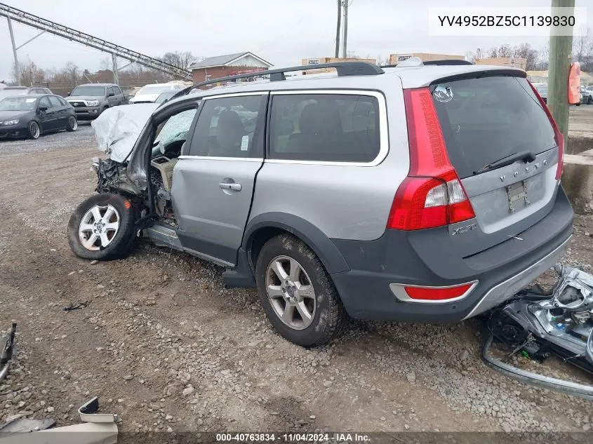 2012 Volvo Xc70 3.2/3.2 Platinum/3.2 Premier/3.2 Premier Plus VIN: YV4952BZ5C1139830 Lot: 40763834