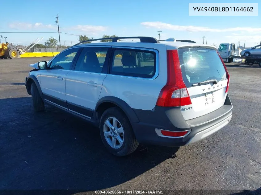 2013 Volvo Xc70 3.2 Premier VIN: YV4940BL8D1164662 Lot: 40625656