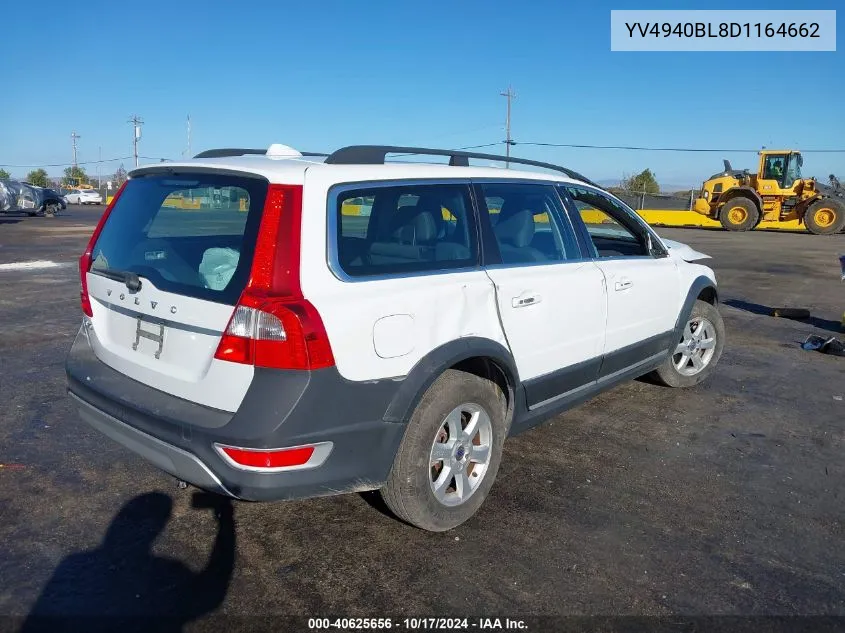 2013 Volvo Xc70 3.2 Premier VIN: YV4940BL8D1164662 Lot: 40625656