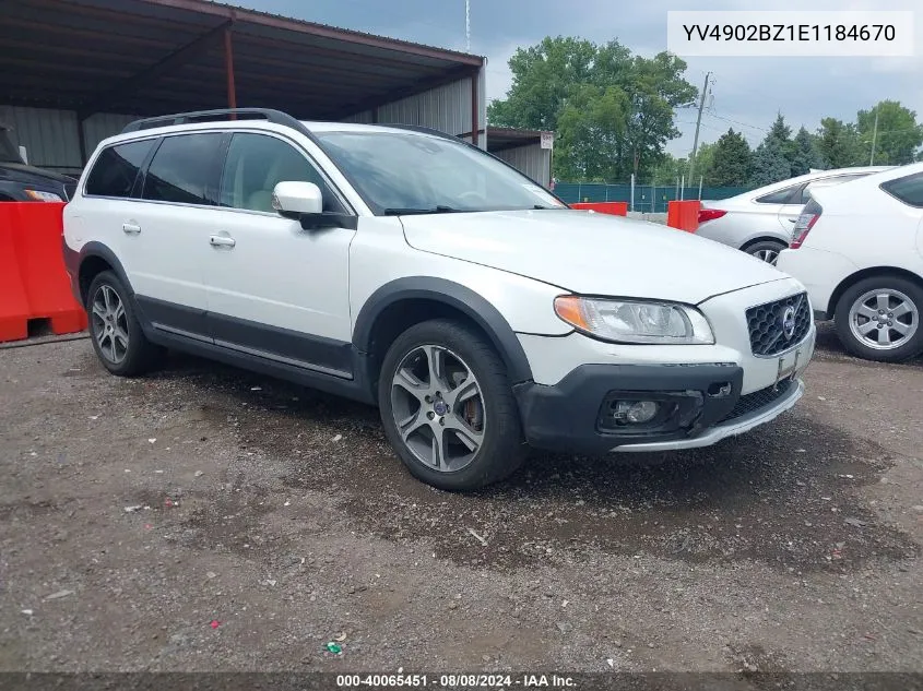 2014 Volvo Xc70 T6 Premier Plus VIN: YV4902BZ1E1184670 Lot: 40065451