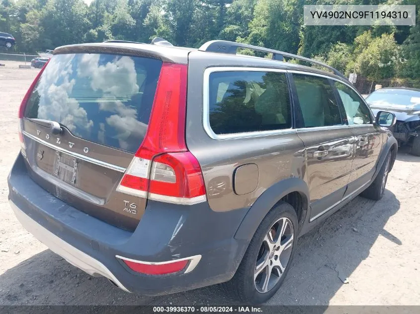 YV4902NC9F1194310 2015 Volvo Xc70 T6 Premier Plus