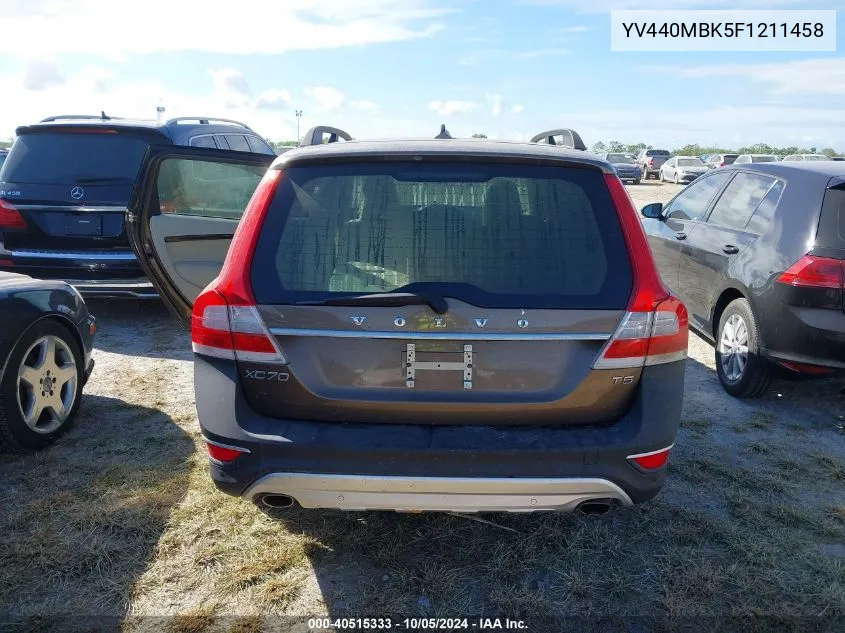 2015 Volvo Xc70 T5/Premier VIN: YV440MBK5F1211458 Lot: 40515333