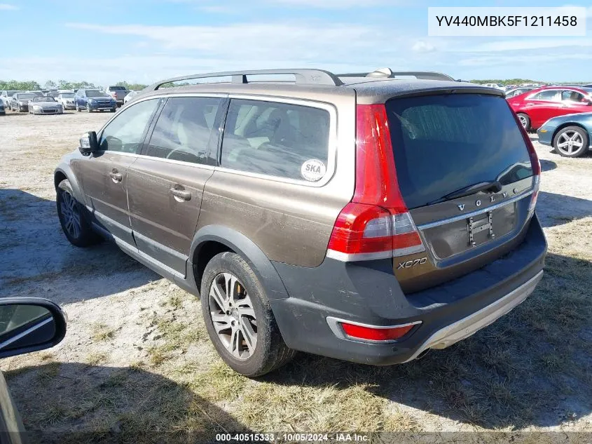 YV440MBK5F1211458 2015 Volvo Xc70 T5/Premier