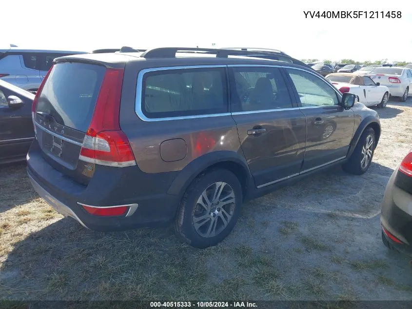 2015 Volvo Xc70 T5/Premier VIN: YV440MBK5F1211458 Lot: 40515333