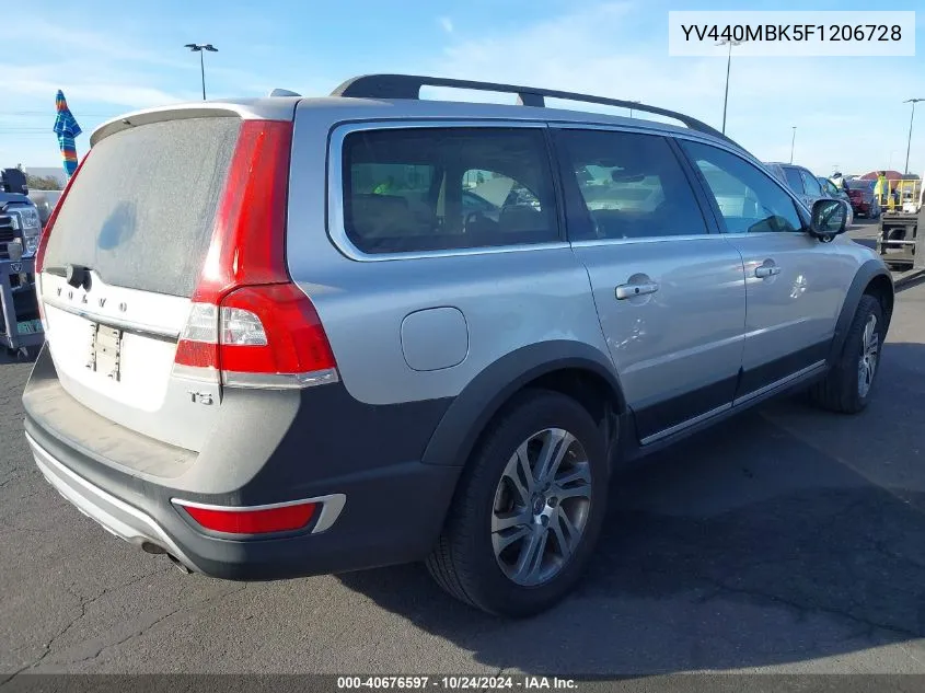 2015 Volvo Xc70 T5 Premier VIN: YV440MBK5F1206728 Lot: 40676597