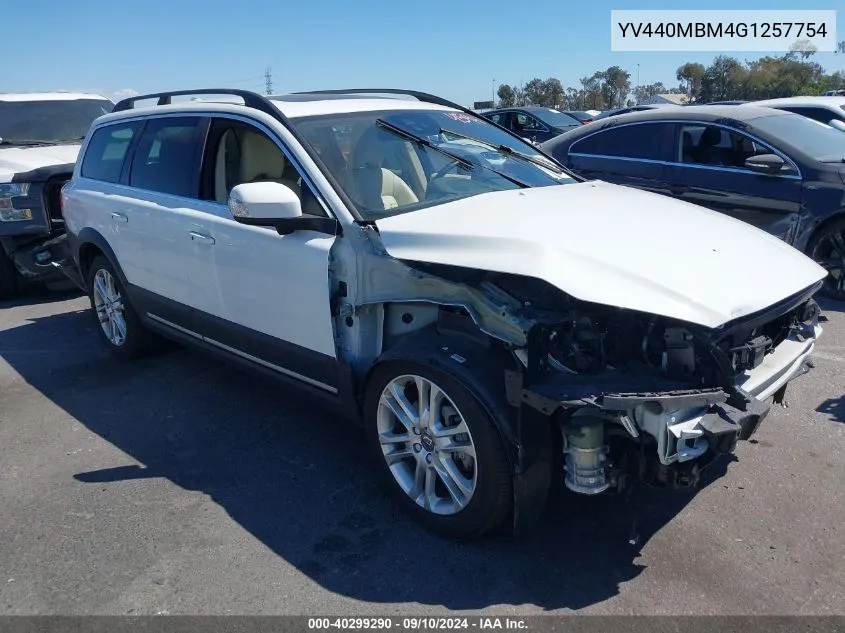 2016 Volvo Xc70 T5/Platinum VIN: YV440MBM4G1257754 Lot: 40299290