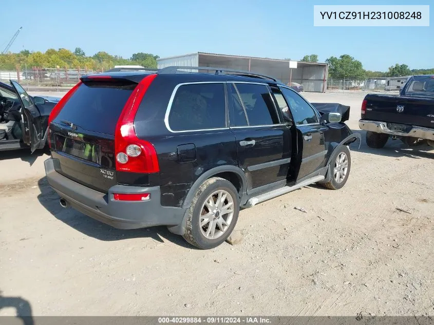 2003 Volvo Xc90 T6 VIN: YV1CZ91H231008248 Lot: 40299884