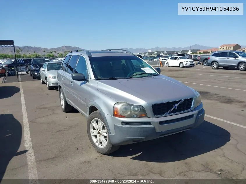 2004 Volvo Xc90 2.5T VIN: YV1CY59H941054936 Lot: 39477940