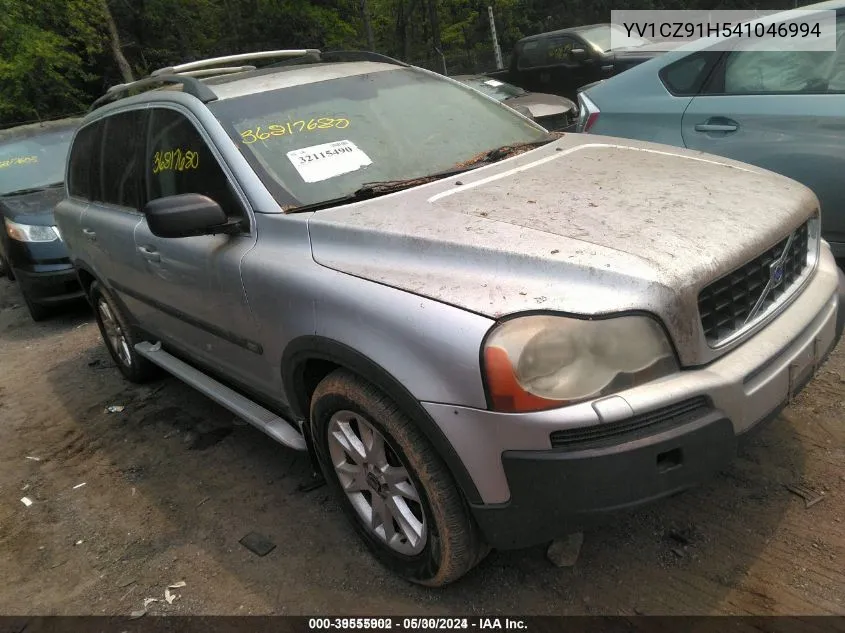 2004 Volvo Xc90 T6 VIN: YV1CZ91H541046994 Lot: 39555902