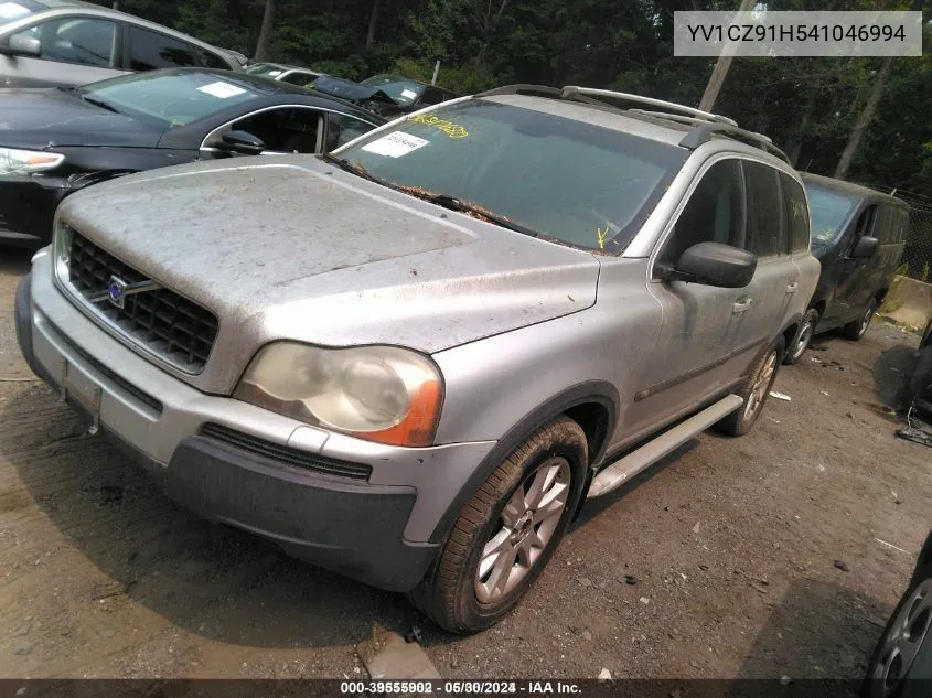 2004 Volvo Xc90 T6 VIN: YV1CZ91H541046994 Lot: 39555902