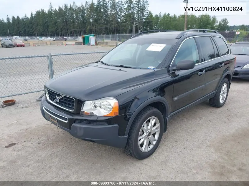 2004 Volvo Xc90 T6 VIN: YV1CZ91HX41100824 Lot: 39893768