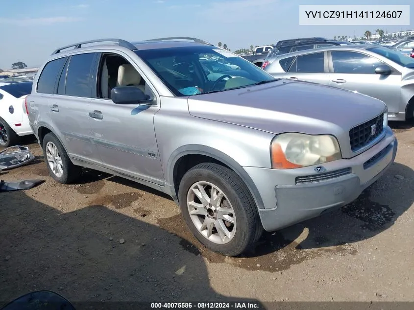 2004 Volvo Xc90 T6 VIN: YV1CZ91H141124607 Lot: 40075586