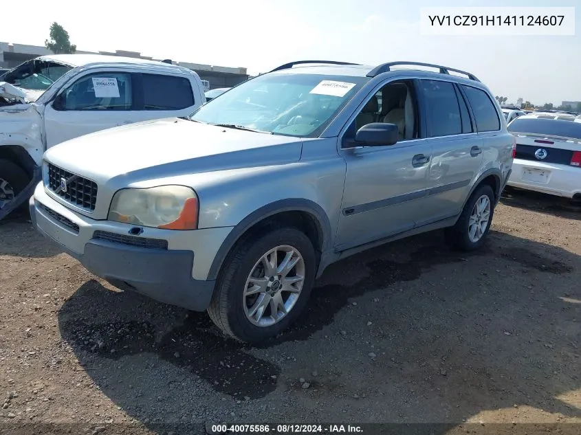 2004 Volvo Xc90 T6 VIN: YV1CZ91H141124607 Lot: 40075586