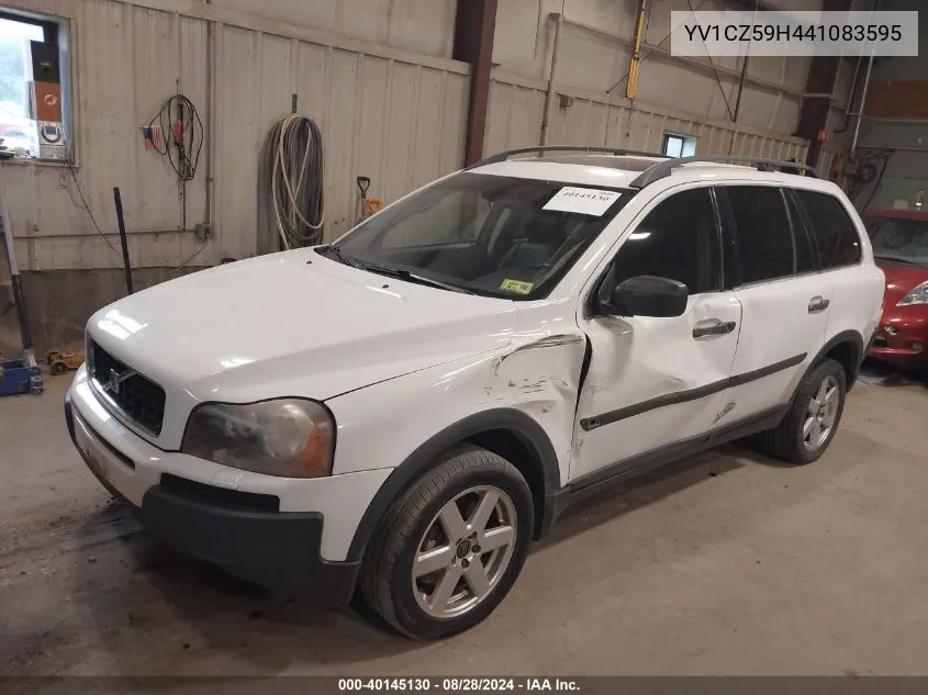 2004 Volvo Xc90 2.5T Awd VIN: YV1CZ59H441083595 Lot: 40145130