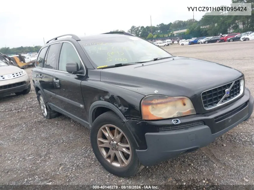 2004 Volvo Xc90 T6 VIN: YV1CZ91H041095424 Lot: 40148279