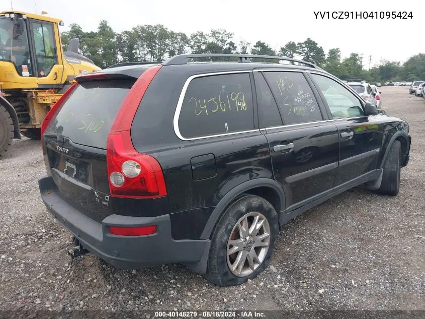 2004 Volvo Xc90 T6 VIN: YV1CZ91H041095424 Lot: 40148279