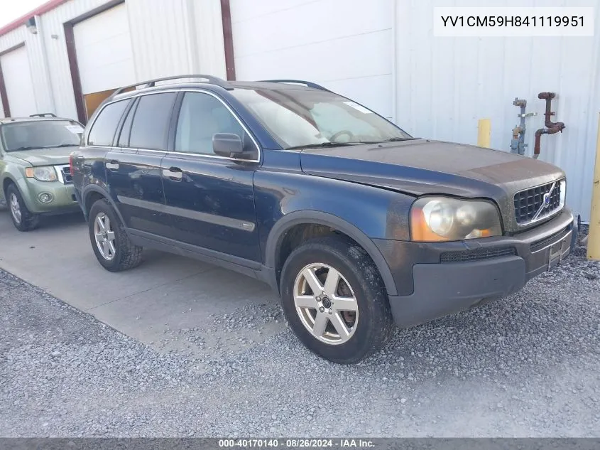 YV1CM59H841119951 2004 Volvo Xc90 2.5T Awd