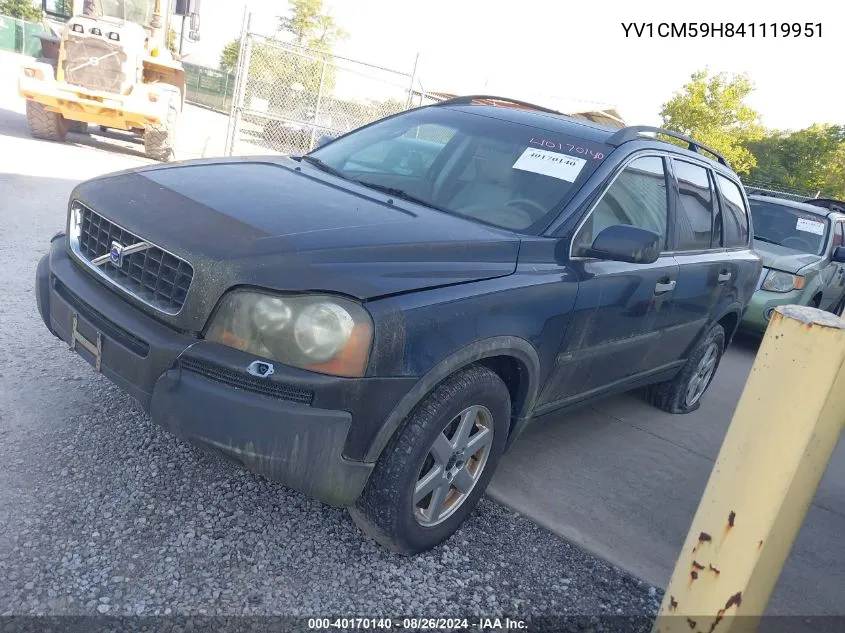 YV1CM59H841119951 2004 Volvo Xc90 2.5T Awd