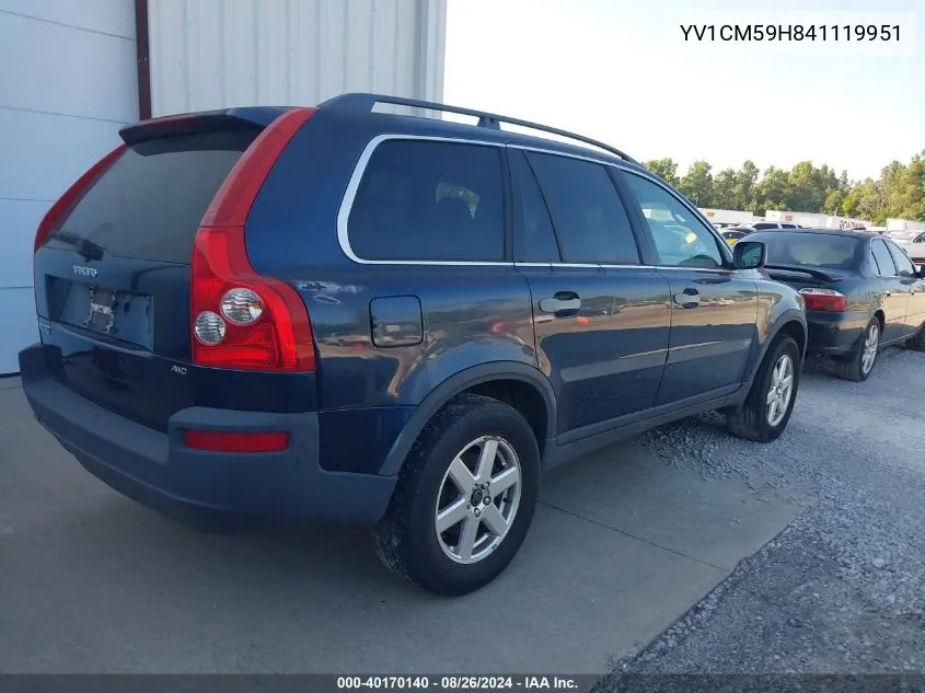 YV1CM59H841119951 2004 Volvo Xc90 2.5T Awd