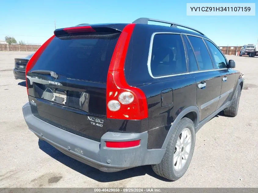 2004 Volvo Xc90 T6 VIN: YV1CZ91H341107159 Lot: 40429858