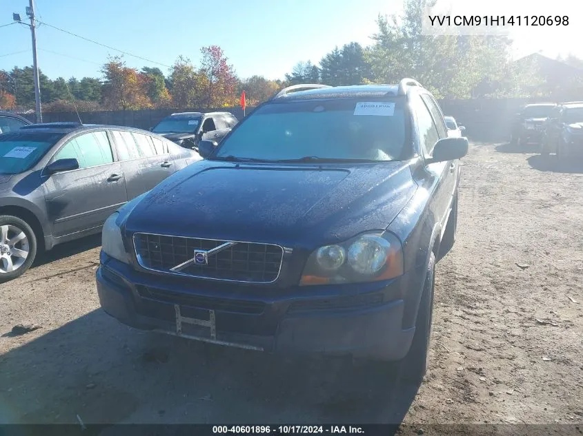 2004 Volvo Xc90 T6 VIN: YV1CM91H141120698 Lot: 40601896