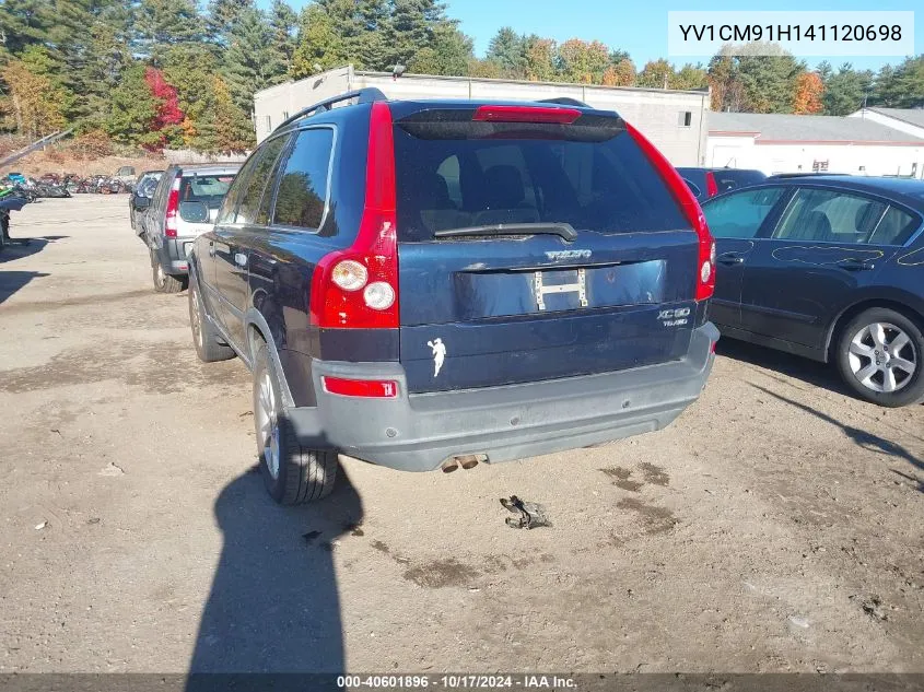 YV1CM91H141120698 2004 Volvo Xc90 T6