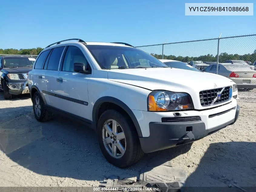 2004 Volvo Xc90 2.5T Awd VIN: YV1CZ59H841088668 Lot: 40654447