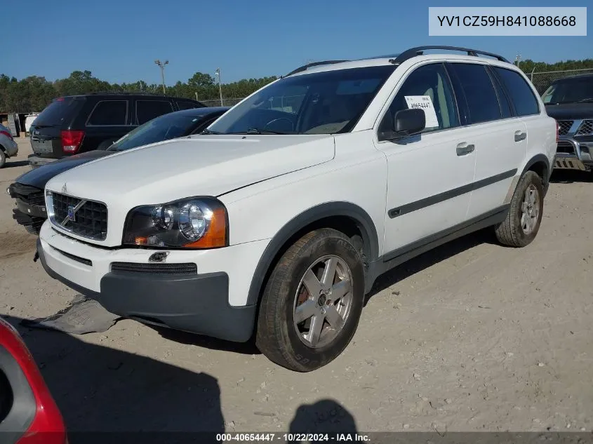 2004 Volvo Xc90 2.5T Awd VIN: YV1CZ59H841088668 Lot: 40654447