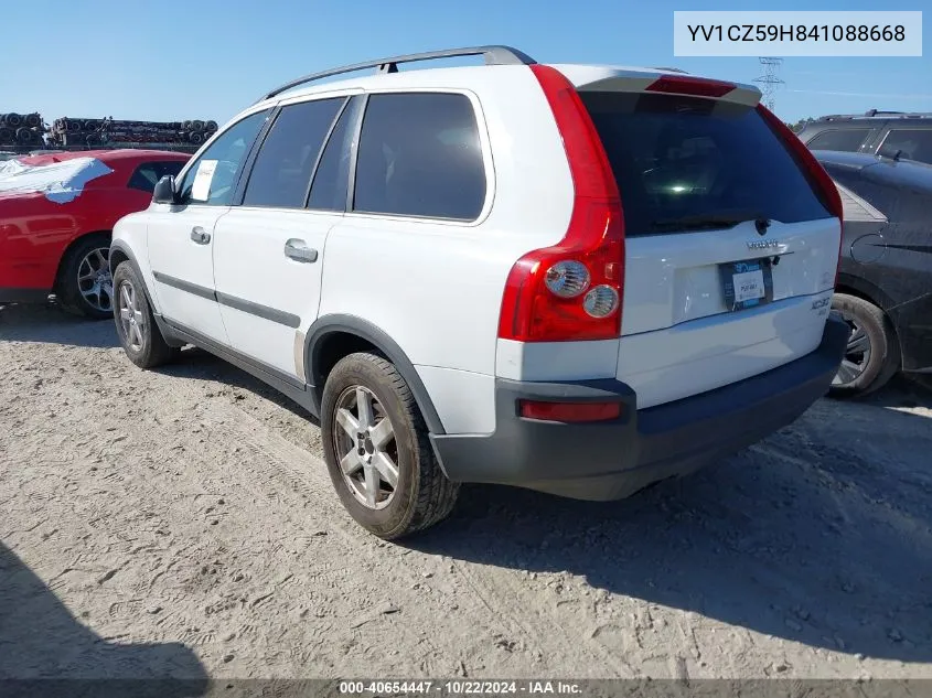 2004 Volvo Xc90 2.5T Awd VIN: YV1CZ59H841088668 Lot: 40654447