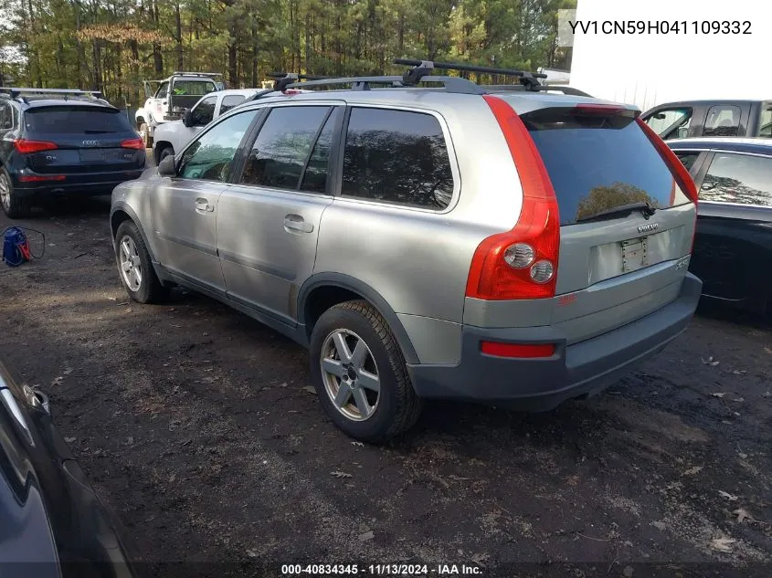 YV1CN59H041109332 2004 Volvo Xc90 2.5T