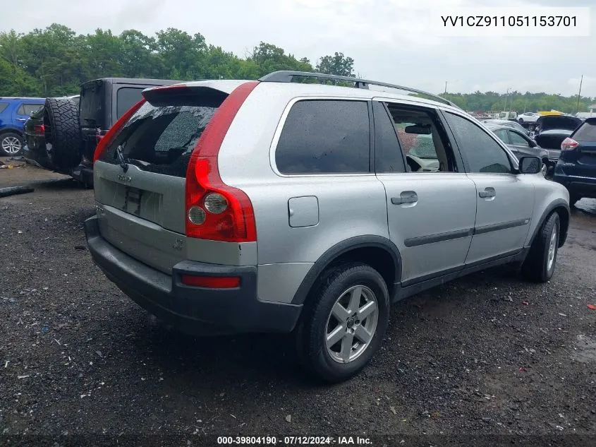 YV1CZ911051153701 2005 Volvo Xc90 2.5T Awd