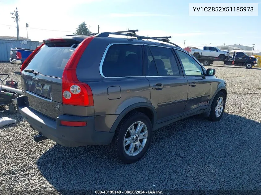 YV1CZ852X51185973 2005 Volvo Xc90 T6