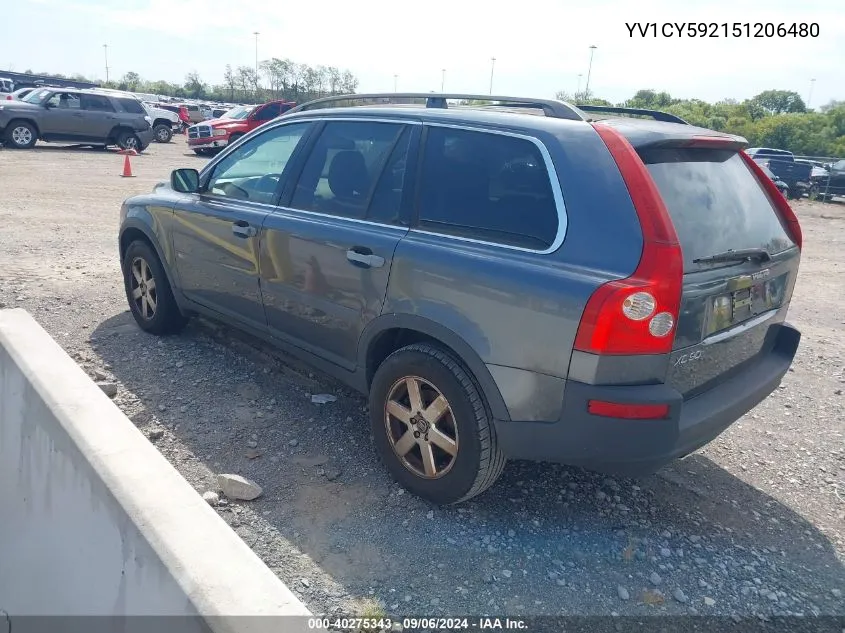 YV1CY592151206480 2005 Volvo Xc90 2.5T