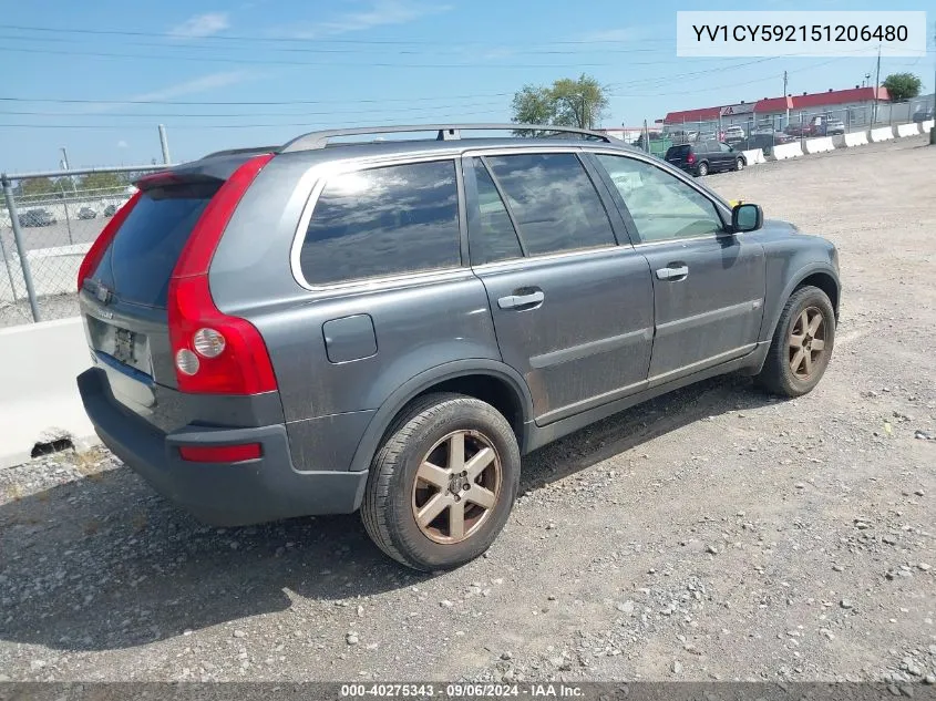 YV1CY592151206480 2005 Volvo Xc90 2.5T