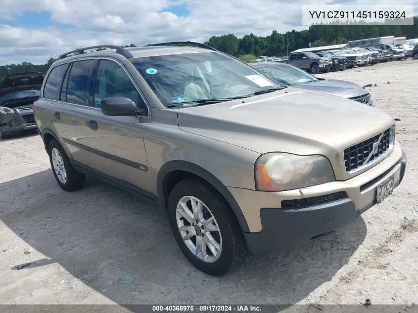 2005 Volvo Xc90 2.5T Awd VIN: YV1CZ911451159324 Lot: 40368975