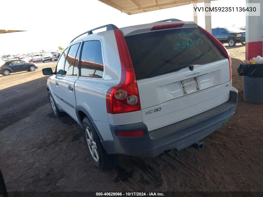 YV1CM592351136430 2005 Volvo Xc90 2.5T Awd