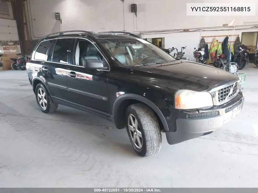 2005 Volvo Xc90 2.5T Awd VIN: YV1CZ592551168815 Lot: 40722051