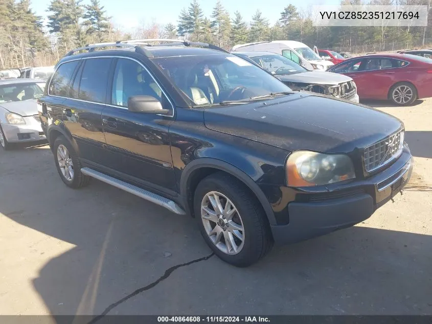 2005 Volvo Xc90 T6 VIN: YV1CZ852351217694 Lot: 40864608